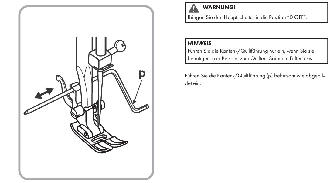 SCNM100A1 Kantenfuehrung